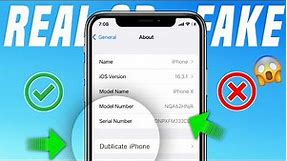 How to check iphone real or fake with serial number|Check iphone original or fake with serial number