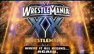 WWE Wrestlemania 20 Full and Official Match Card