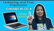 CHUWI Hi10 X | Touch Screen 2N1 Tablet| Unboxing & Full Review