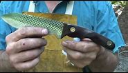 Blacksmithing Knifemaking - Forging A Rasp Chopper Knife From A Farrier's Rasp - Part 1