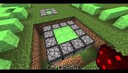 Minecraft Tutorial : Slime Block Launchers (1x1 2x2 3x3)