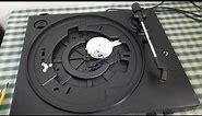 Lenco 3867 USB Turntable - Opening up to look what is inside | Playing Vinyl / Records