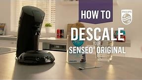 How to descale your Senseo® Original Coffee pod machine | Philips | HD7833