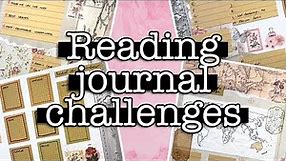 Reading Journal Challenges 💜 Reading journal ideas