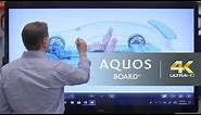 SHARP 4K AQUOS BOARD® Interactive Display System Overview
