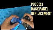Poco x3 back panel replacement |how to change pocoX3 back panel #repair #poco @HelloPhones