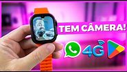 CHORA APPLE WATCH! Esse Smartwatch BARATO tem chip 4G e Android!