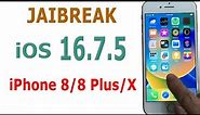 How to Jailbreak iOS 16.7.5 on iPhone 8/8 Plus/X without USB