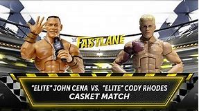 Toy John Cena vs Toy Cody Rhodes in A Casket Match!