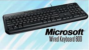 Microsoft Wired Keyboard 600 review & feature