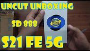 Uncut Unboxing of Samsung Galaxy S21 FE 5G 256GB Navy | Big Billion Days | S21 FE Snapdragon 888