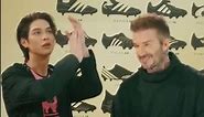 David Beckham & Bright Vachirawit's Interaction at the 30th Anniversary of the Adidas Predator