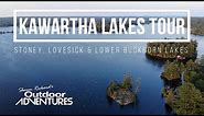 Tour of The Kawartha Lakes, Ontario, Canada | Stoney Lake, Lovesick Lake & Buckhorn Lake