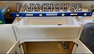 HOW TO install Farmhouse Under mount custom sink supports!