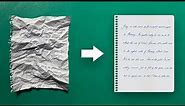 Easily UNCRUMPLE Scanned Documents in Photoshop!