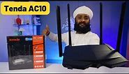 Tenda AC10 AC1200 Wireless Smart Dual-Band Gigabit WiFi Router Full explain Hindi