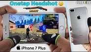 iphone 7 plus gaming free fire test all guns onetap headshot gameplay with 3 finger claw handcam