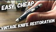 How to Easily Restore a Vintage Slipjoint Pocket Knife