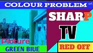 #Sharptv#Colour_problem. How to solve Sharp tv colour problem .