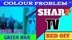 #Sharptv#Colour_problem. How to solve Sharp tv colour problem .