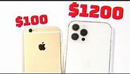 Let's Compare $100 iPhone To $1200 iPhone!