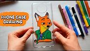 DIY Phone Case with Acrylic Markers | How to Customize Phone Case with markers