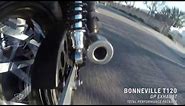 Triumph Bonneville T120 Exhaust Comparison: British Customs GP Exhaust vs Stock
