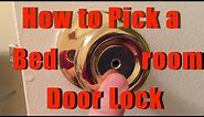 How to Pick a Bedroom Door Lock
