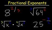 Fractional Exponents