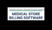 Retail Pharmacy Billing Software: EasyBill Pharma is a Inventory Management System For Medical Shop