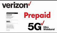 Verizon adds New Prepaid Unlimited including 5G UWB!