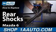 How To Replace Rear Shock Absorber 2003-08 Mazda 6