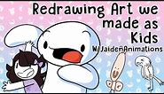 Redrawing Art we made as Kids w/JaidenAnimations