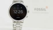 Fossil FTW6013 Gen 4 Q Venture Smart Watch 40mm In Silver | ASOS