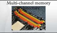 Multi-channel memory architecture