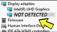 Nvidia Graphics Card Not Detected in Windows 11 [Easy Fix]