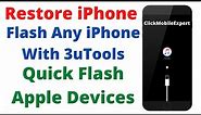 How To Flash iPhone With 3uTools - 3uTools Tutorial