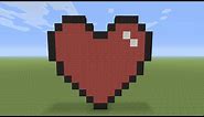 Minecraft Pixel Art - Heart