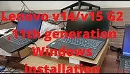 lenovo v14 g2 oprating systems install | hdd not found fix | Boot menu key | bios key | intel vmd