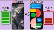 Pixel 4a (5G) vs OnePlus Nord - Battery Drain & Charging Test!