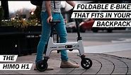 HiMo: Foldable E-Bike That Fits In Your Backpack