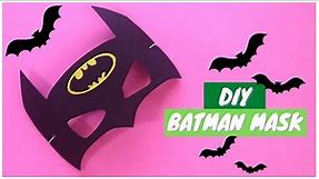 How To Make Batman Mask | DIY Superhero Batman Mask