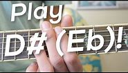One Minute Guitar: How To Play D# (Eb)!