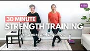STRENGTH WORKOUT: 30 Minute Strength Training for Seniors And Beginners