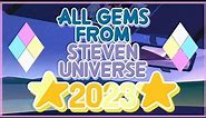 all gems from steven universe (updated 2023)