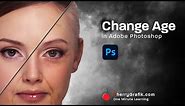 How To Change Young Face To Old Face In Photoshop | Change Old Face To Young Face In Photoshop