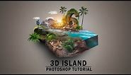 3D Island Photoshop Digital Art And Manipulation Tutorial