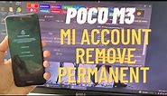 How To Disable Poco M3 Mi Account Reset | Poco M3 Mi Account Remove UnlockTool