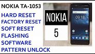 Nokia 5 Hard Reset | TA-1053 Factory Reset