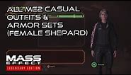 All Mass Effect 2 Casual Outfits & Armor Sets (Female Shepard) | Mass Effect: Legendary Edition
